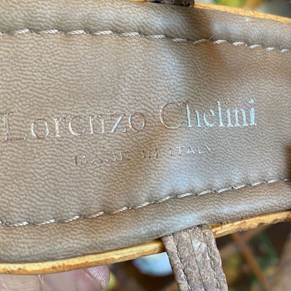 Lorenzo Chelini Embellished Wedge Heels - Picture 2 of 10